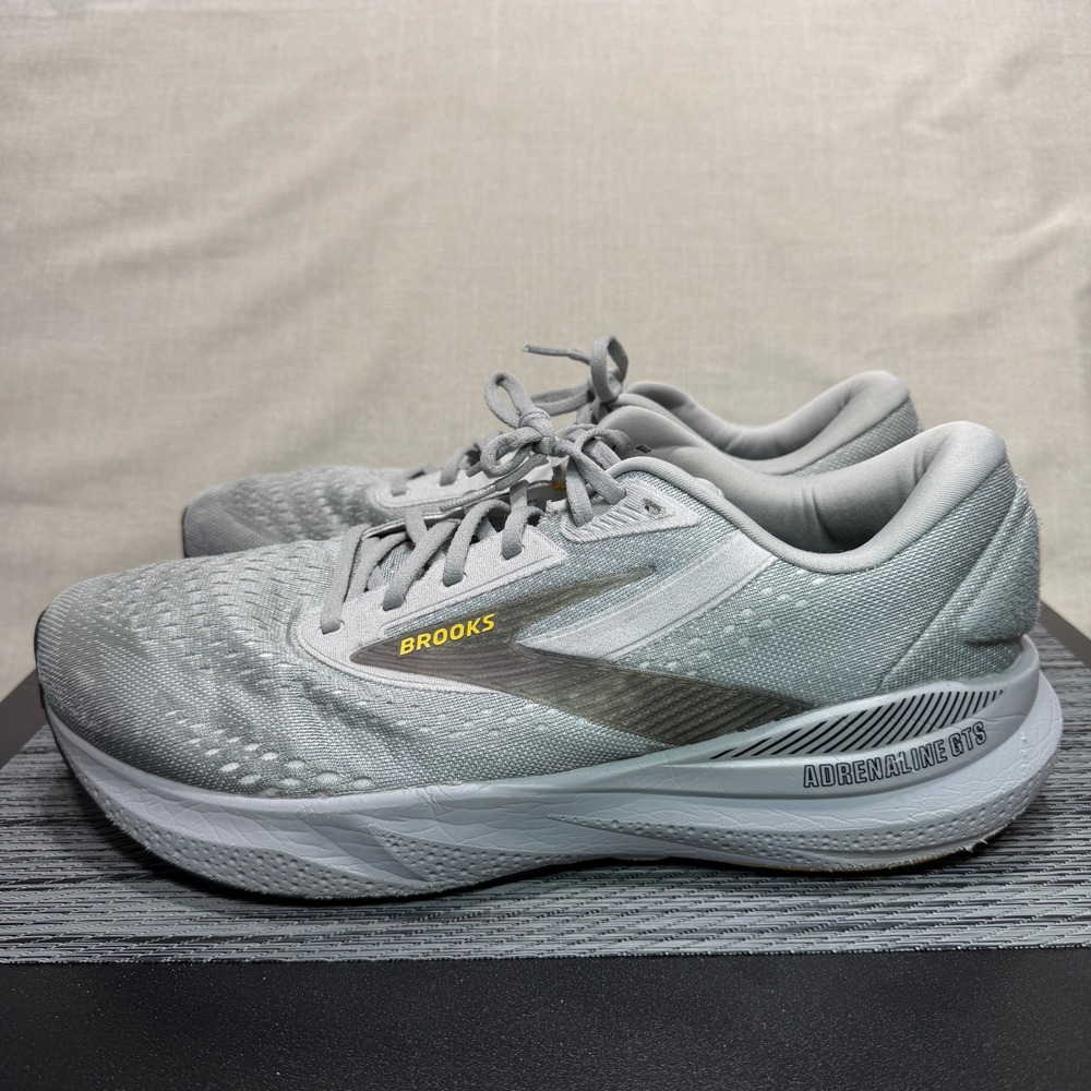 Brooks Adrenaline GTS 24 Running Shoes - Mens 12.5 Extra Wide - Gray 1104374E084